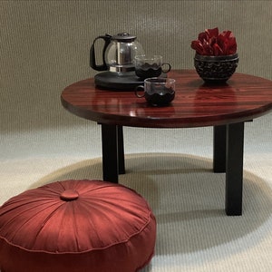 Handcrafted Spruce Chabudai Tea Table | Japanese Low Table