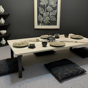 Handcrafted Chabudai | Low Japanese Dining Table | Coffee Table | Made to order