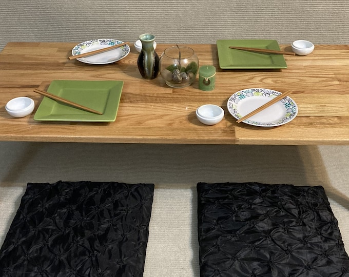 Chabudai Dining Table - Low Dining Table - Japanese Dining Table ...