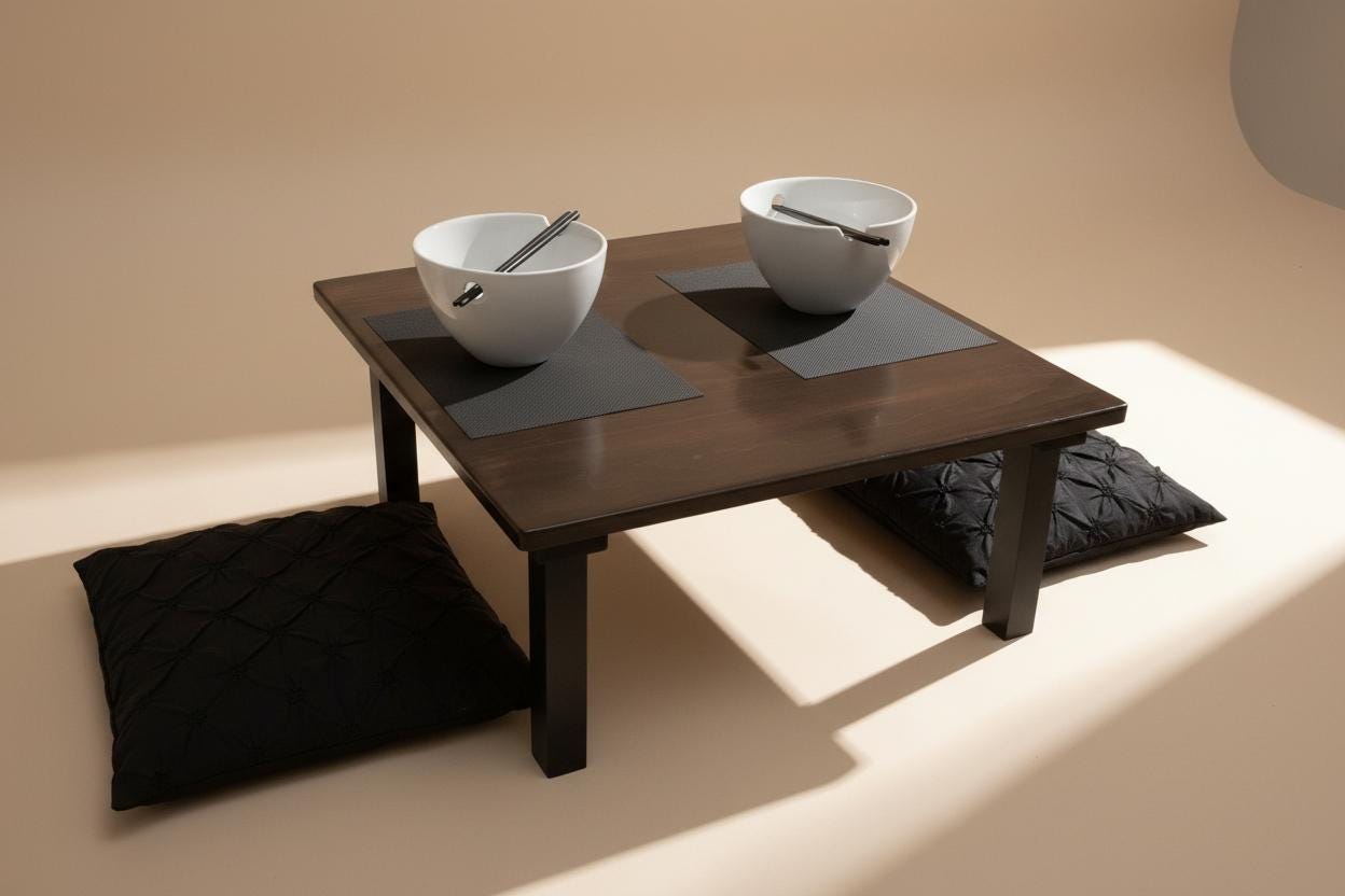 Handcrafted Chabudai Tea Table | Japanese Tea Table | Small Dining ...