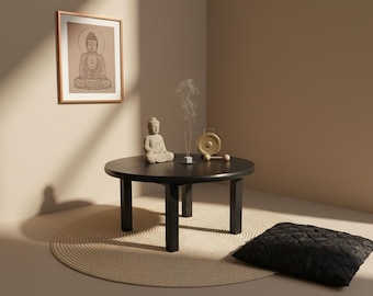Chabudai Tea Table | Handcrafted from Spruce | Meditation Altar | Japanese Low Table