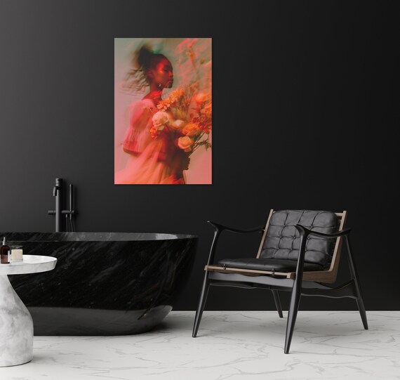 Dreamlike Bouquet,Digital Print Download,Photography,Modern Wall Decor,Printable Wall Art