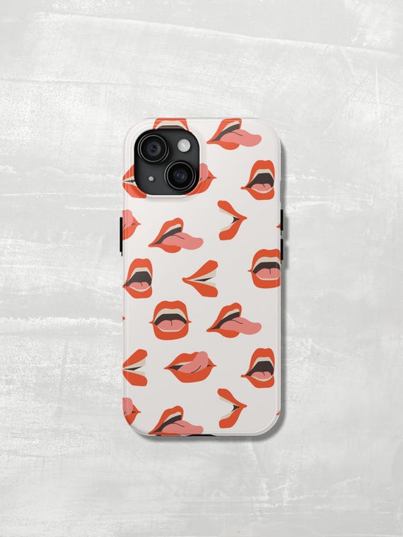 Playful Lips IPhone Case — Choose Tough or Slim