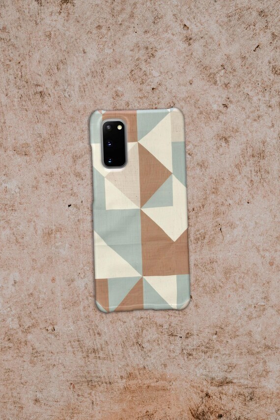 Patchwork Glossy Phone Case Cover for iPhone Android Slim Protective Stylish Phone Case Cover Gift