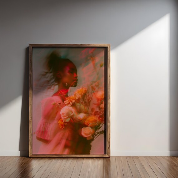 Dreamlike Bouquet Poster Premium Mat Paper