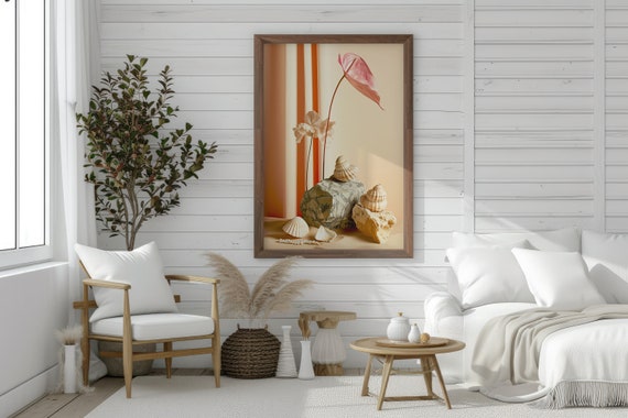 Coastal Calm,Still Life Photography,Digital Print Download,Modern Wall Decor,Printable Wall Art