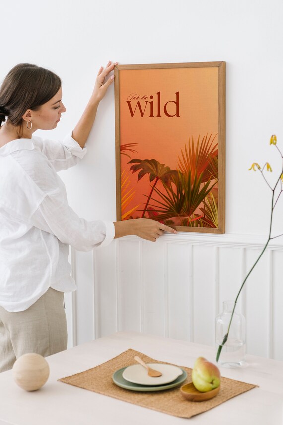 Into The Wild,Digital Print Download,Modern Wall Decor,Printable Wall Art