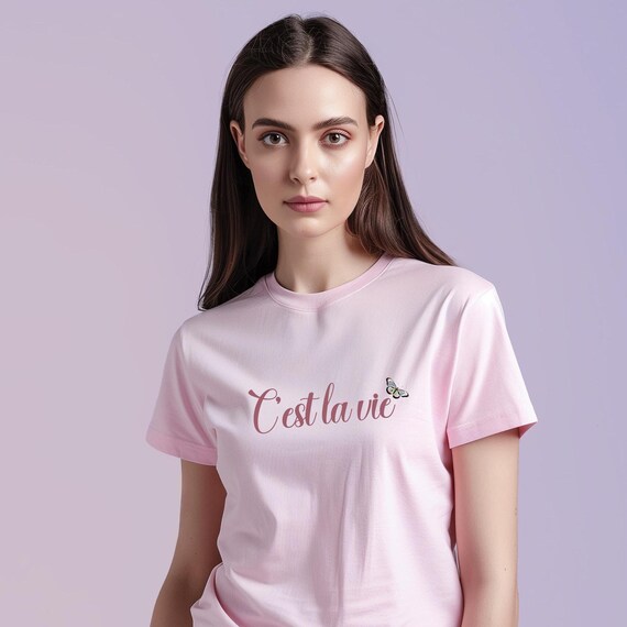 C'est La Vie T-Shirt | Classic Cotton Tee | Everyday Casual Wear