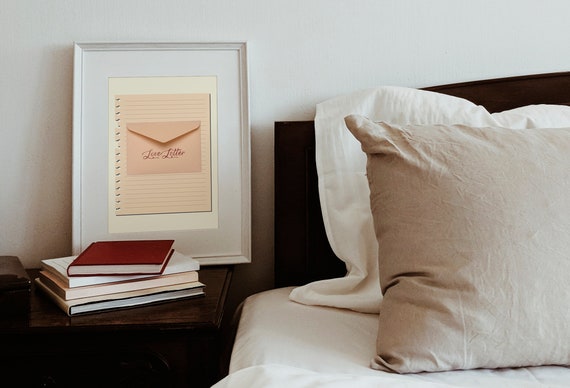 Love Letter, Digital Print Download,Modern Wall Decor,Printable Wall Art