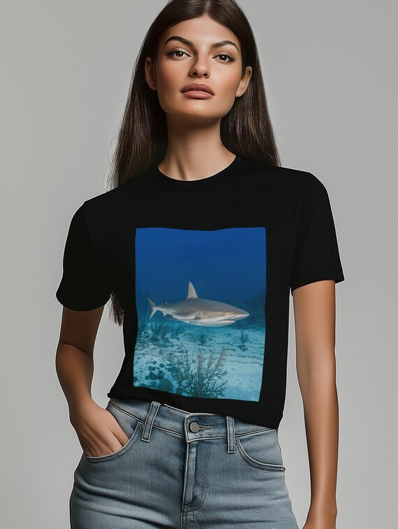 Catch the Waves: Shark Graphic T-Shirt - Soft, Stylish & Perfect for Summer!