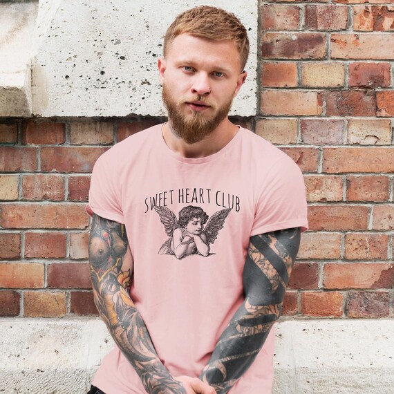 Sweet Heart Club Unisex T-Shirt, Love Quote Tee, Casual Wear, Valentine's Day Gift, Softstyle Shirt, Lounge Apparel