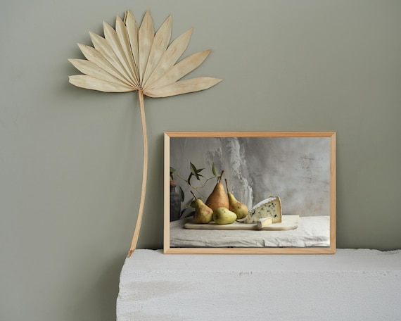 Pears and Cheese - Poster Premium Mat Paper