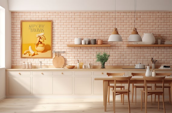 Keep Calm And Eat Bananas,Still Photography,Digital Print Download,Modern Wall Decor,Printable Wall Art