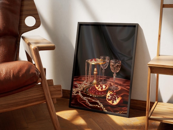 Opulent Indulgence Poster Premium Mat Paper