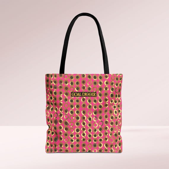 Goal Digger Bold Tote Bag – Empowering & Stylish Everyday Carryall