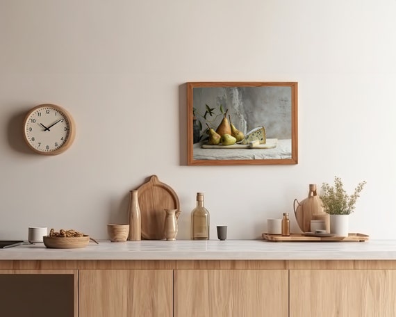 Pears & Cheese,Photography,Digital Print Download,Modern Wall Decor,Printable Wall Art