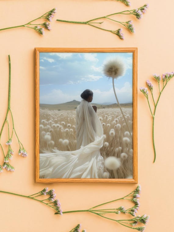 Fields of Tranquility Poster Premium Mat Paper