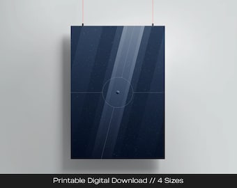 Pale Blue Dot - Minimalist Printable Poster