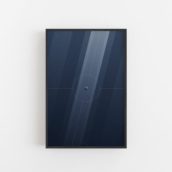 Pale Blue Dot Minimalist Poster