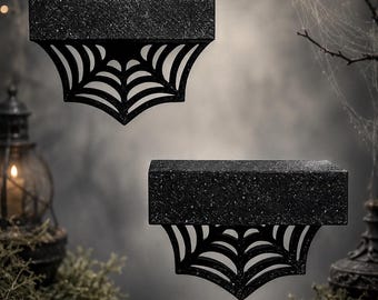 Juego de 2 repisas para arañas saltarinas / Decoración para terrario de arañas / Decoración para hábitat de arañas / Decoración magnética para terrario