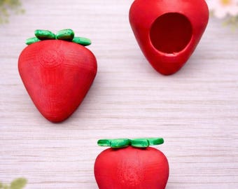 Aardbeiendecoratieset voor springspin | Spinnenhuid en richels | Accessoires magnetische behuizingen