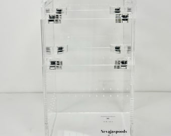 Tarantula Cribs 4x4 Adjustable Jumping Spider Enclosure | Expands Up to 8 Inches Tall | Arboreal Spider Habitat