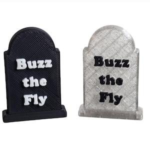 Graveyard headstone decor for jumping spider enclosure