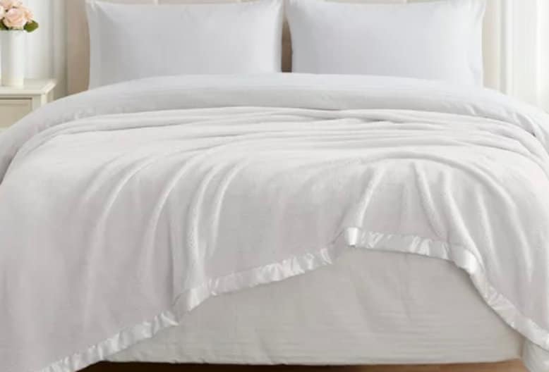 Simply Shabby Chic Satin Trim Bed Blanket - Shabby Chic® #AFF