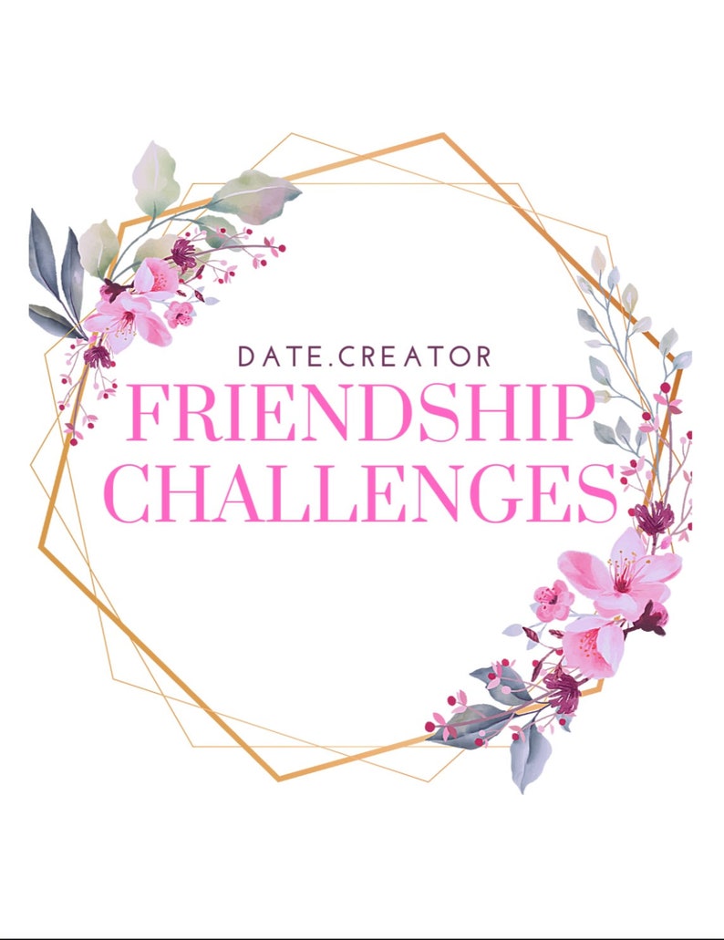 Friendship Challenge Cardspack of 20 Etsy