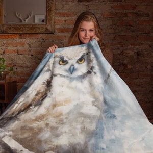 Warm Owl Blanket Etsy