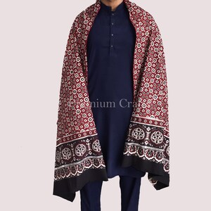 Sindhi Ajrak Etsy