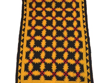 Handgenähter Sindhi Rilli Quilt (aka Ralli)