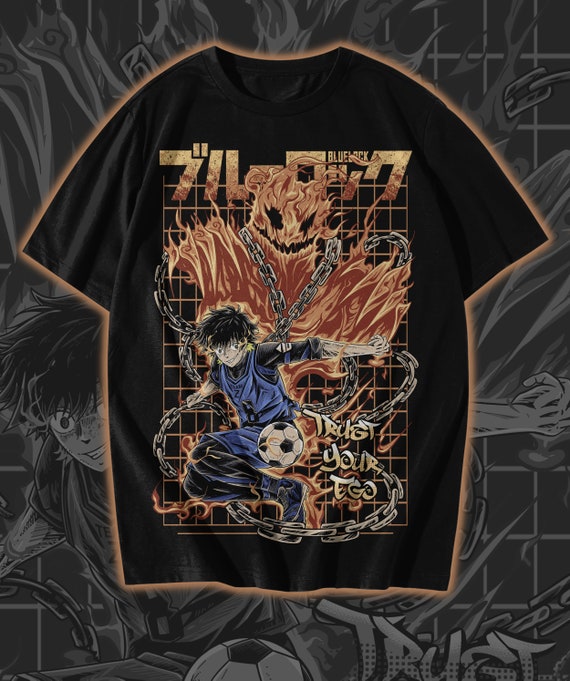 Blue Lock Graphic T-shirt - Etsy