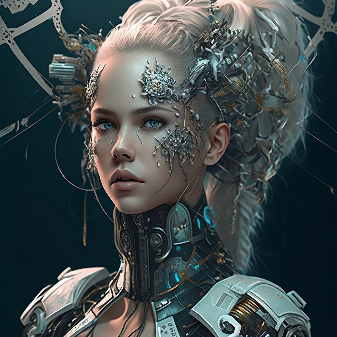 Set of 3 Printable Wall Art Digital Wall Art Decor Futuristic