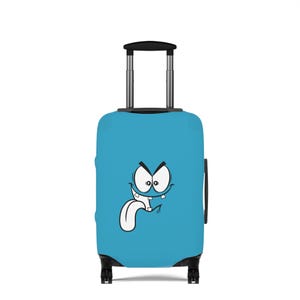 Colorful Cartoon Luggage Cover: Spandex Suitcase Protector