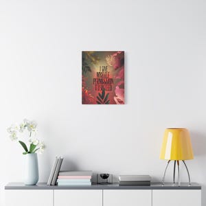 Motivational Canvas Wall Art: Inspirational Quote, Modern Home Decor
