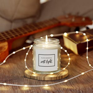 Relaxing Scented Candles, Coconut Apricot Wax, Home Decor, Gift for Her, Self-Care, Aromatherapy, Relaxation, Daily Use
