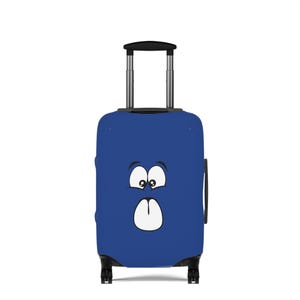 Cartoon bagagehoes: leuke reiskofferbeschermer