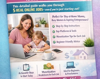 5 Work-from-Home Jobs for Moms | High-Income Opportunities Guide for Women