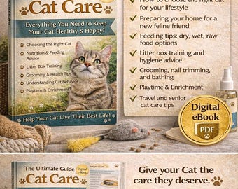 Cat Behavior Guide eBook: Understand Feline Body Language (PDF Download)