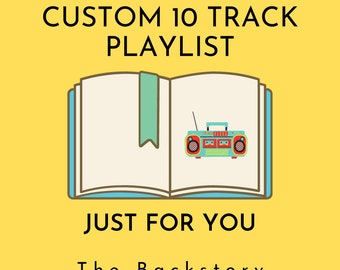 Personalized 10-song Custom Music Playlist