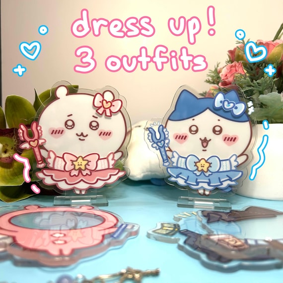 Chii Kawa & Hachiware Changing Clothes Magnetic Dress up Acrylic