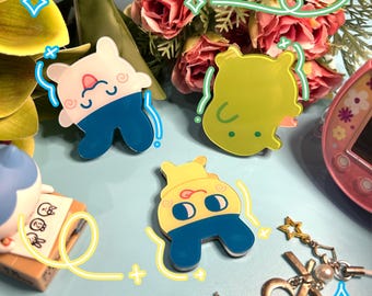 たまごっち逆さ吊りアクリルマグネット - Etsy 日本