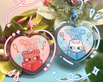 Pass the Yaoi / Yuri Original Gradient Acrylic Keychains