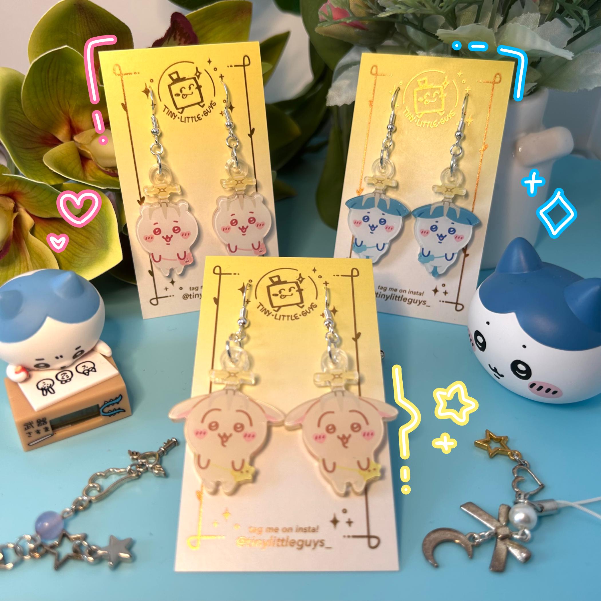 Chii Kawa & Friends Propeller Flying Acrylic Earrings - Etsy