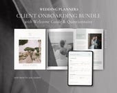 Wedding Planner Onboarding and Client Questionnaire Template Pack, Editable Forms and Templates for Wedding Planner, Wedding Coordinator