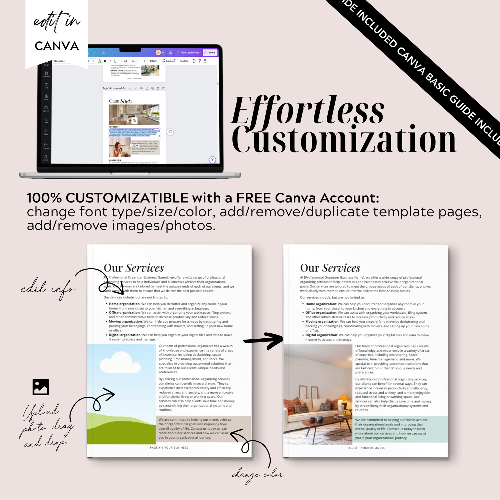 Professional Organizer Templates With Home Organizer Contract, Professional Organizer Forms