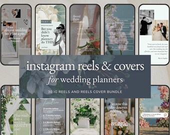 ウェディングプランナー向けInstagramリール＆カバーテンプレート（Canva）