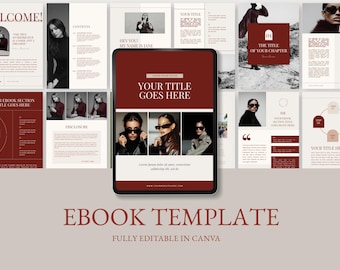Minimalist Ebook Template for Coaches, Freelancers, Course Creators | Editable Canva Lead Magnet Workbook