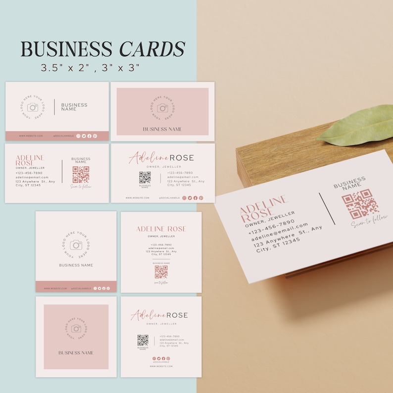 Permanent Jewelry Care Card Bundle, Permanent Jewelry Business Cards